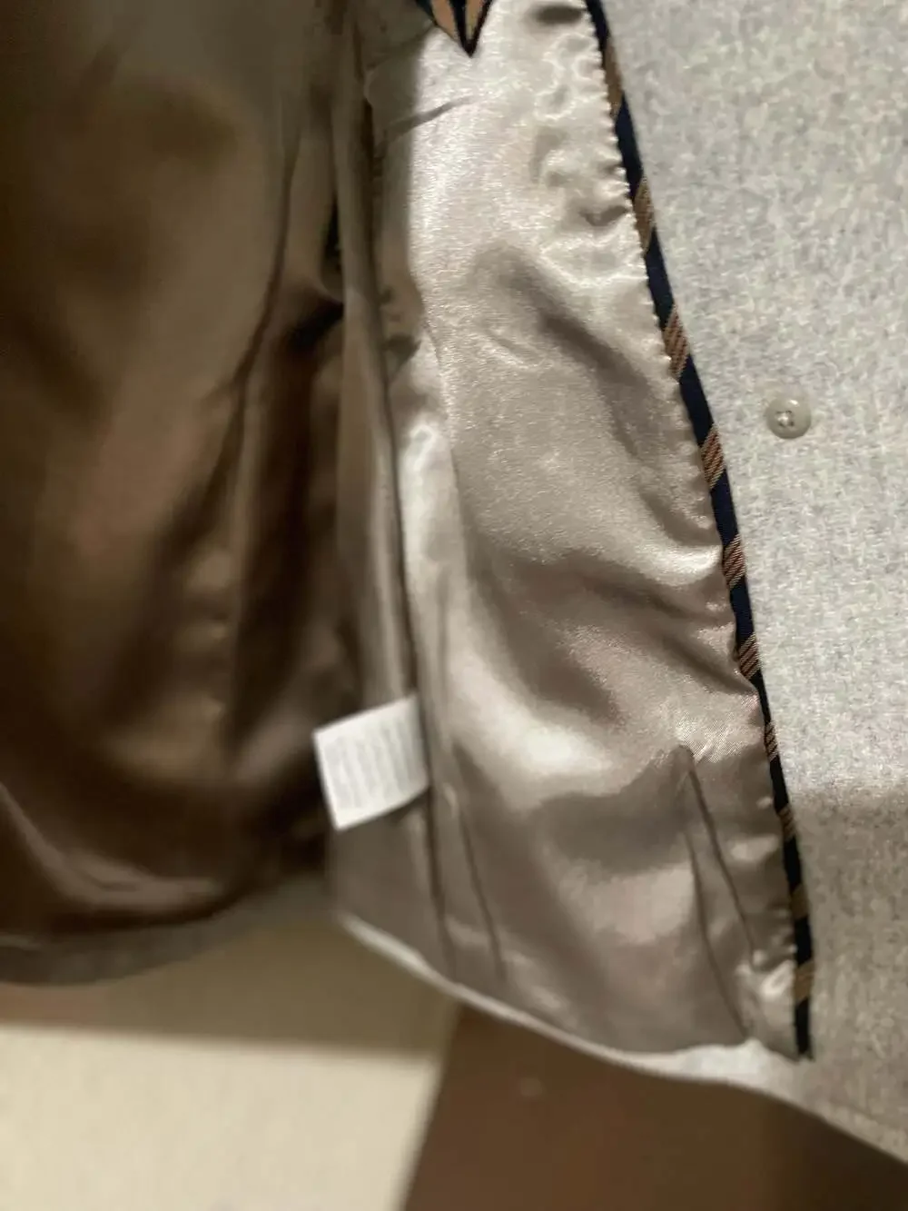 J.Crew Stadium Cloth Nello Gori Double-Breasted Pea Coat Size 00P - Picture 11 of 12